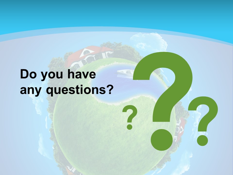 Copyspace Field Landscape PowerPoint Template