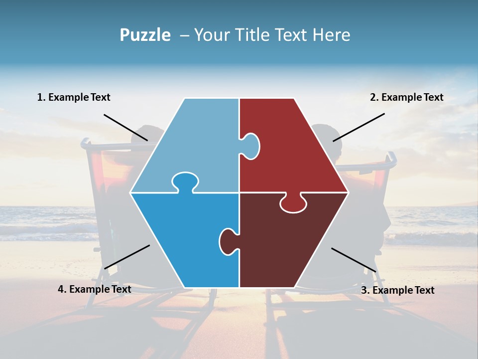 Relaxed Man Couple PowerPoint Template