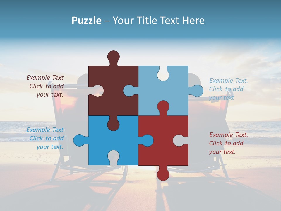 Relaxed Man Couple PowerPoint Template