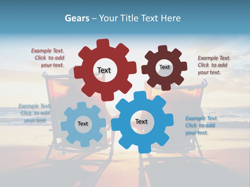 Relaxed Man Couple PowerPoint Template