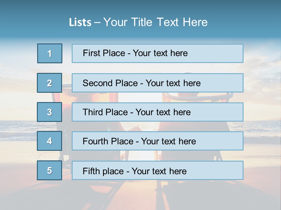 Relaxed Man Couple PowerPoint Template