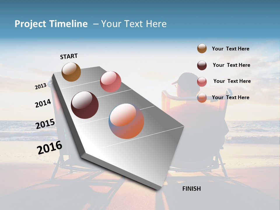 Relaxed Man Couple PowerPoint Template