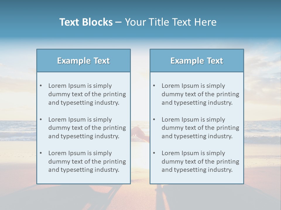 Relaxed Man Couple PowerPoint Template