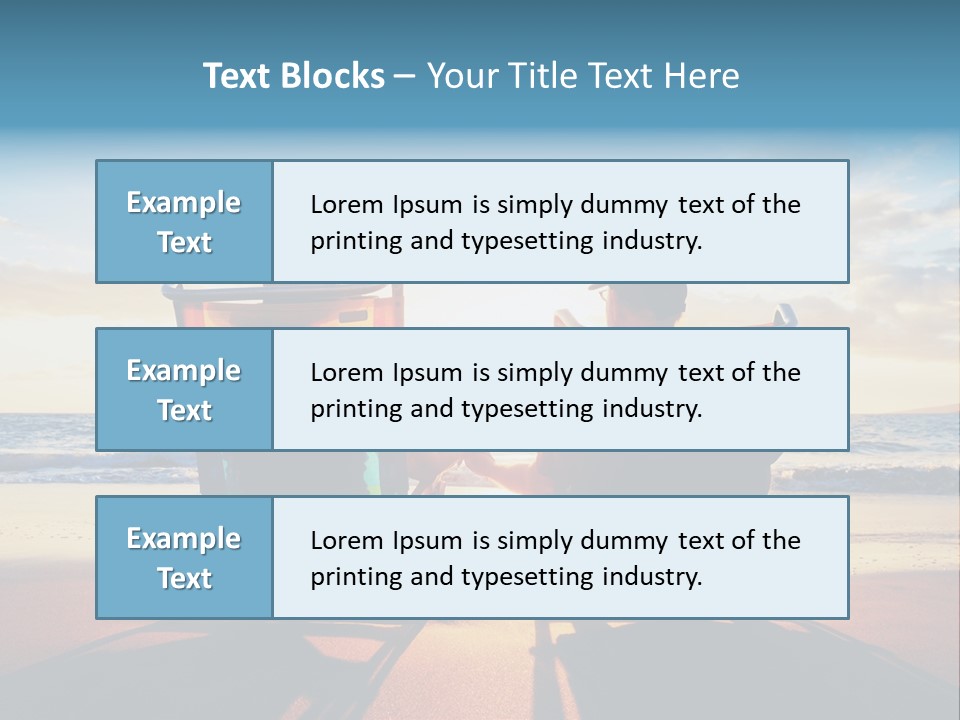 Relaxed Man Couple PowerPoint Template