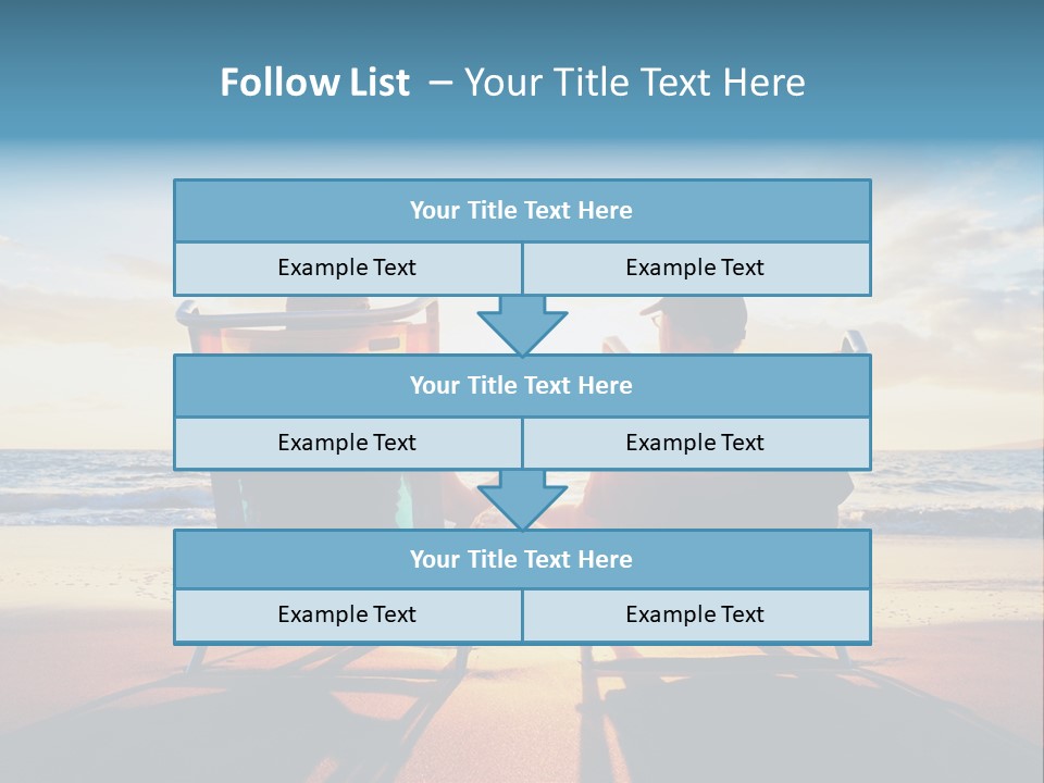 Relaxed Man Couple PowerPoint Template