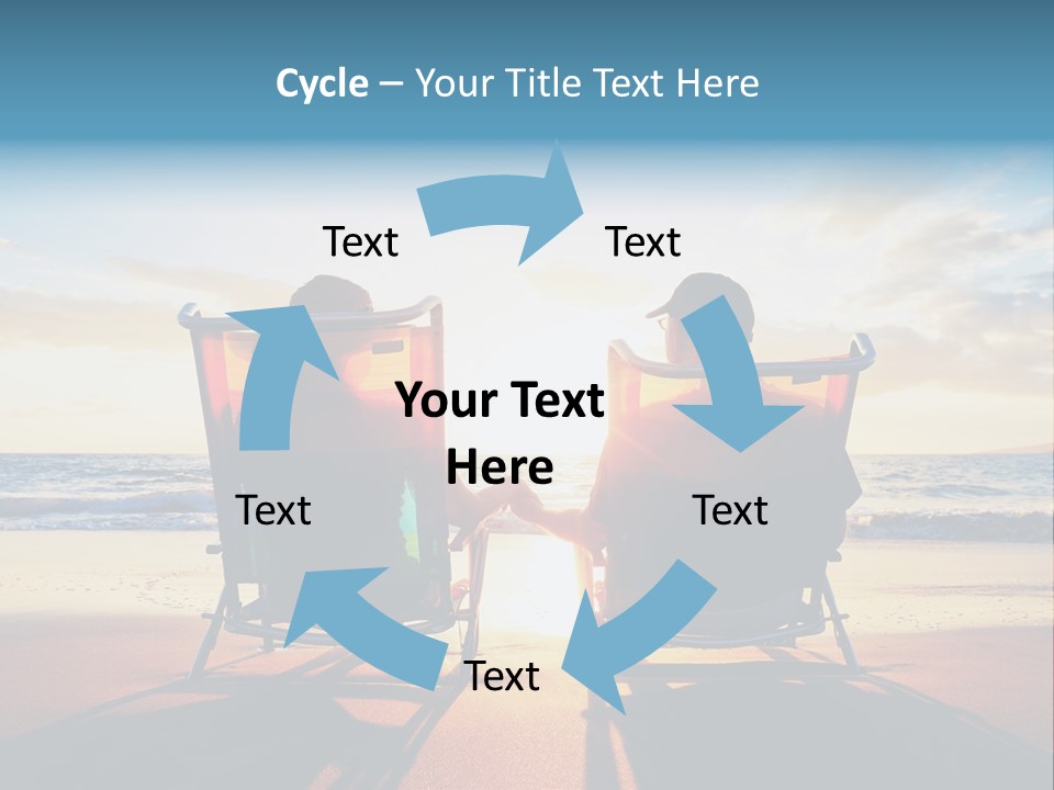 Relaxed Man Couple PowerPoint Template