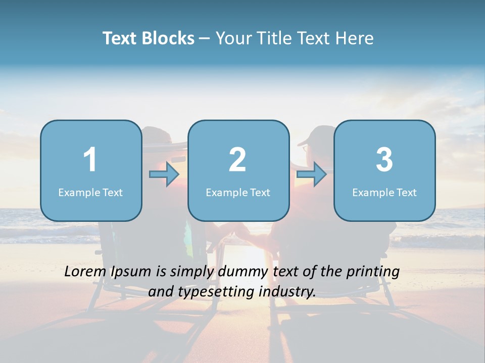 Relaxed Man Couple PowerPoint Template