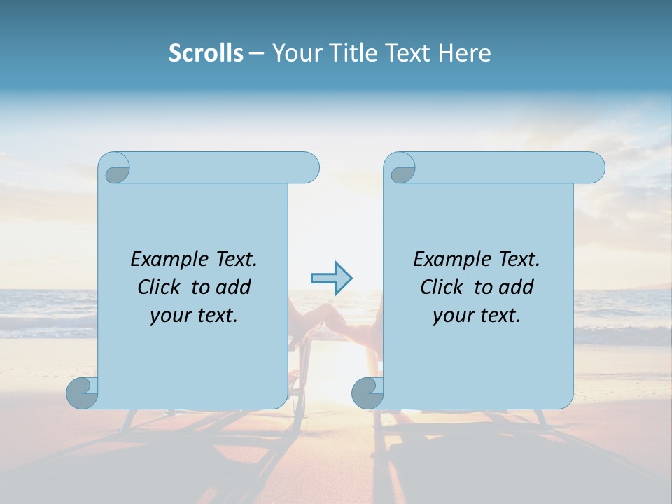 Relaxed Man Couple PowerPoint Template