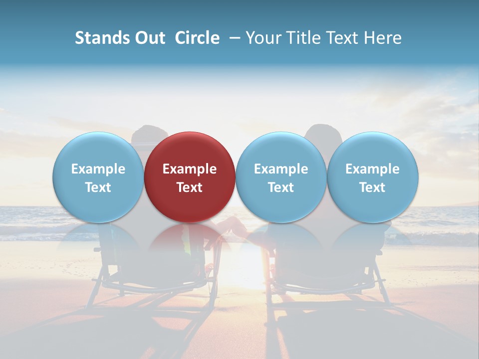 Relaxed Man Couple PowerPoint Template