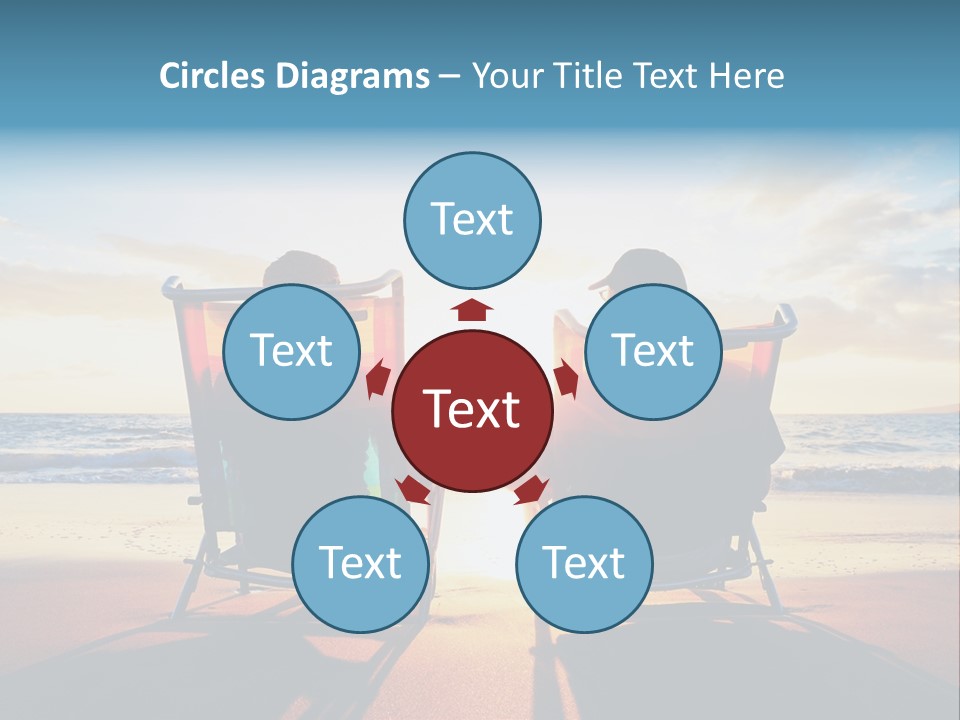 Relaxed Man Couple PowerPoint Template