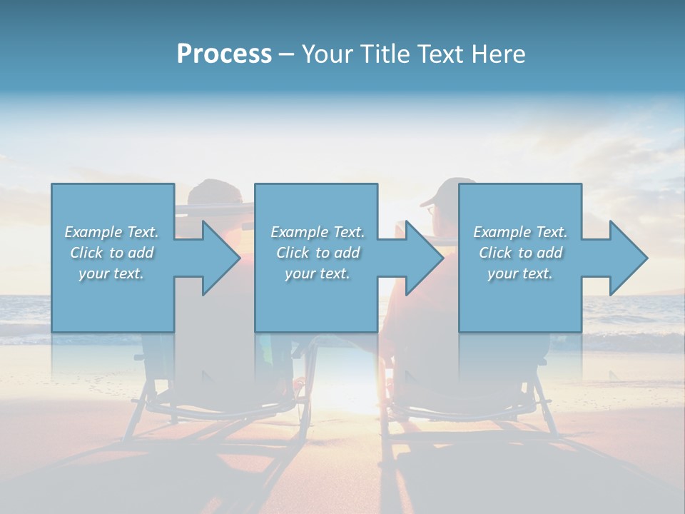 Relaxed Man Couple PowerPoint Template