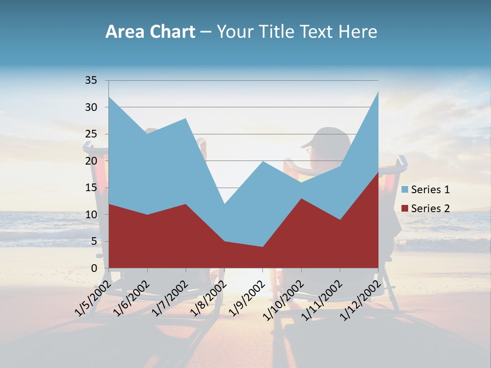 Relaxed Man Couple PowerPoint Template