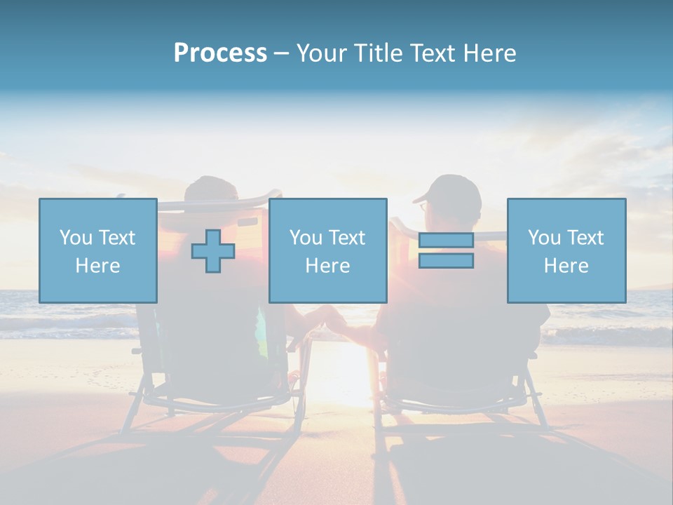 Relaxed Man Couple PowerPoint Template