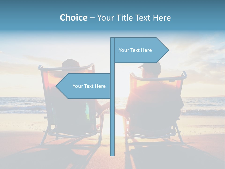 Relaxed Man Couple PowerPoint Template