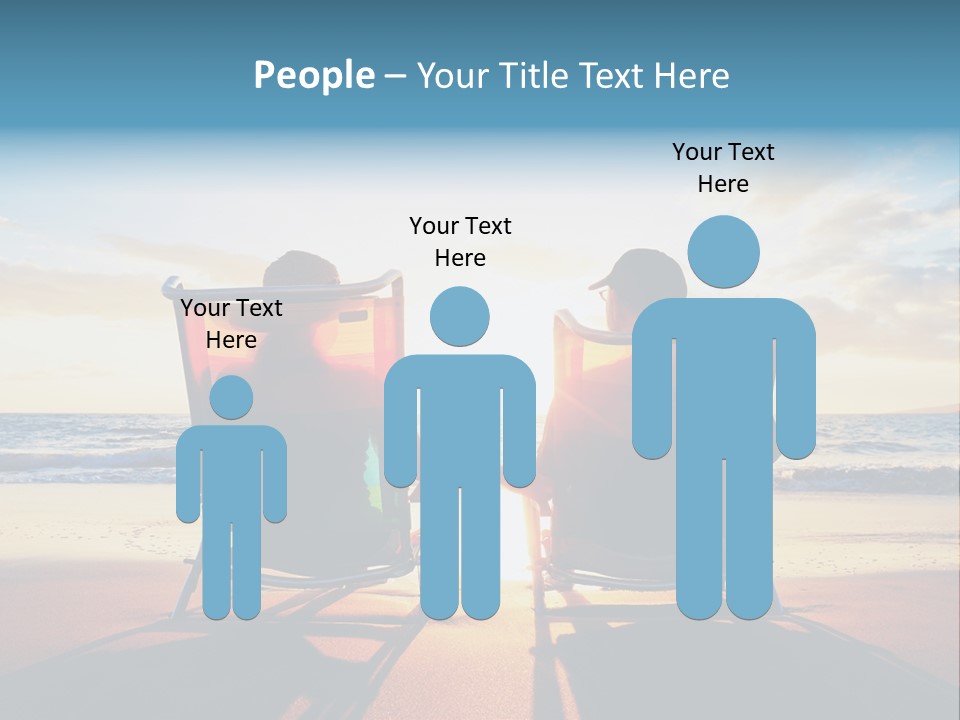 Relaxed Man Couple PowerPoint Template