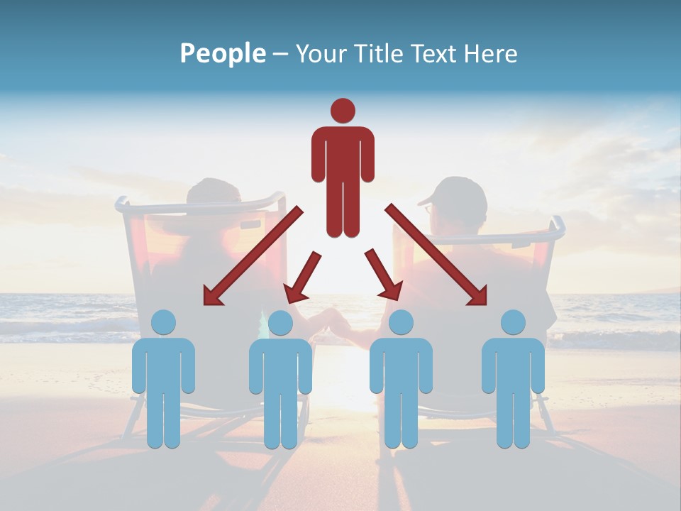 Relaxed Man Couple PowerPoint Template