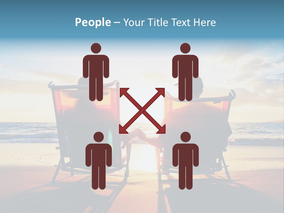 Relaxed Man Couple PowerPoint Template