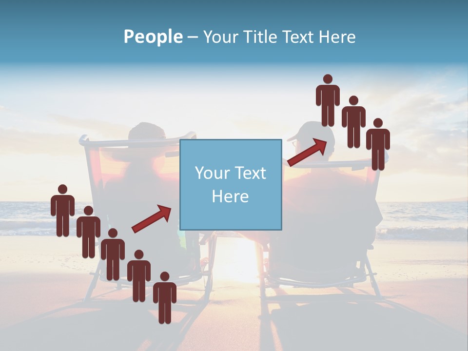 Relaxed Man Couple PowerPoint Template