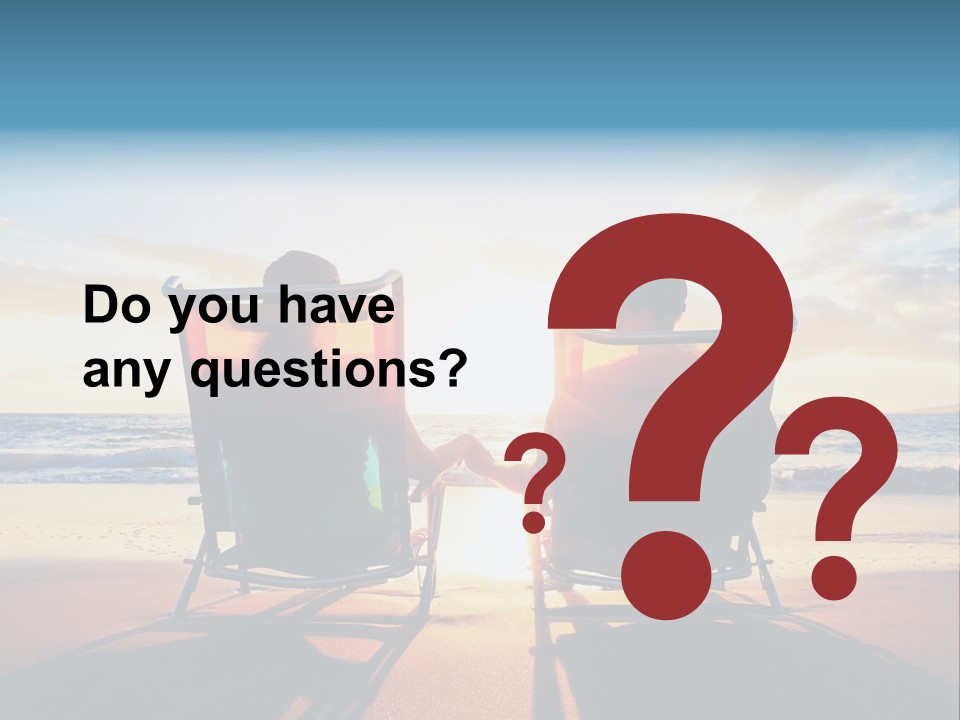 Relaxed Man Couple PowerPoint Template