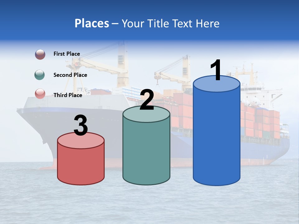 Water Container Transport PowerPoint Template