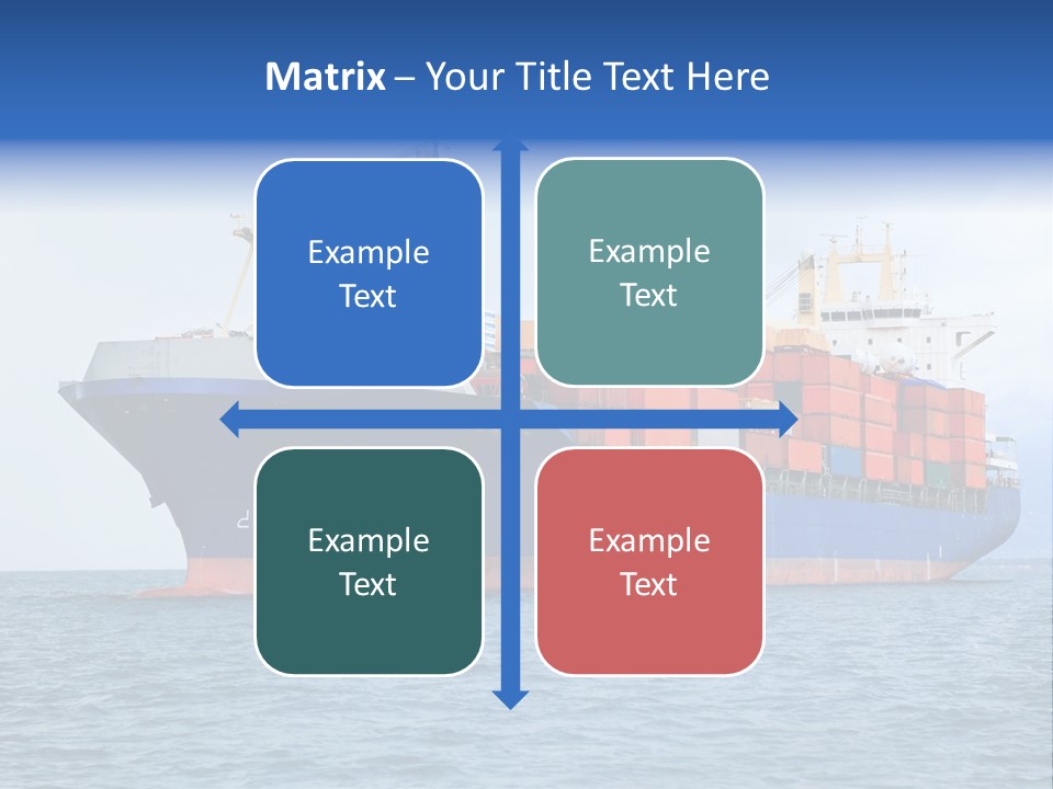 Water Container Transport PowerPoint Template