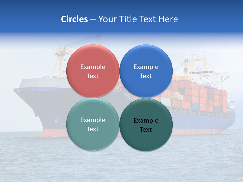 Water Container Transport PowerPoint Template