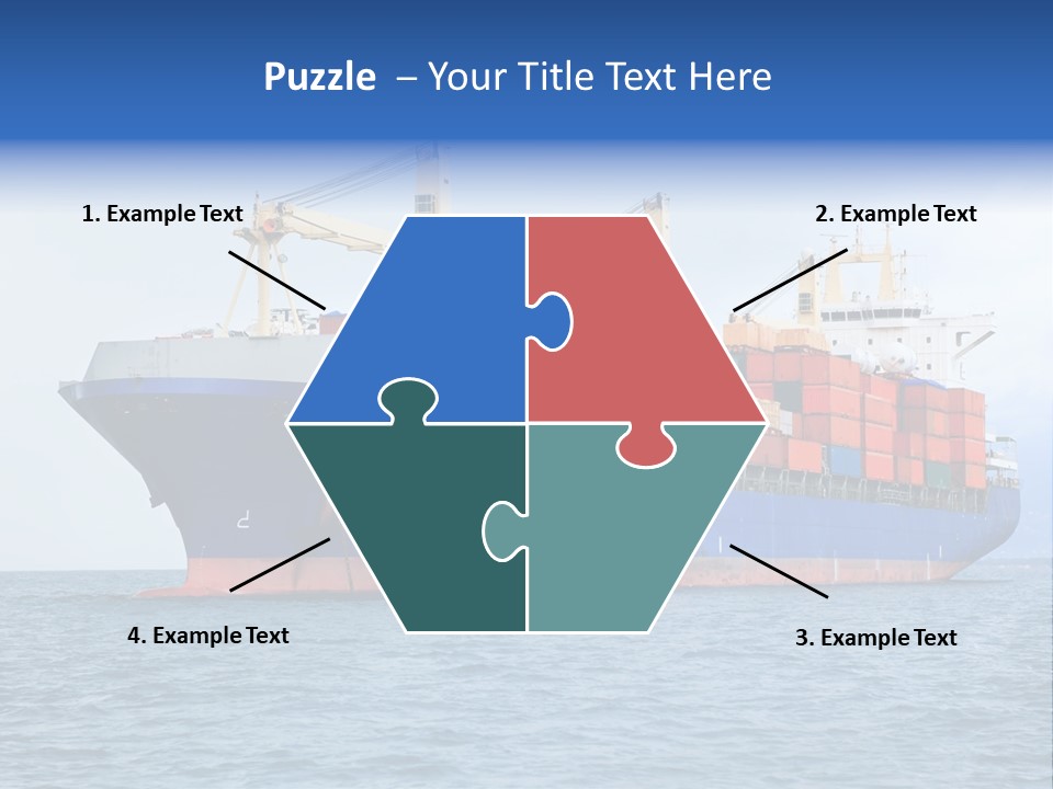 Water Container Transport PowerPoint Template