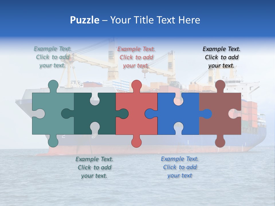 Water Container Transport PowerPoint Template