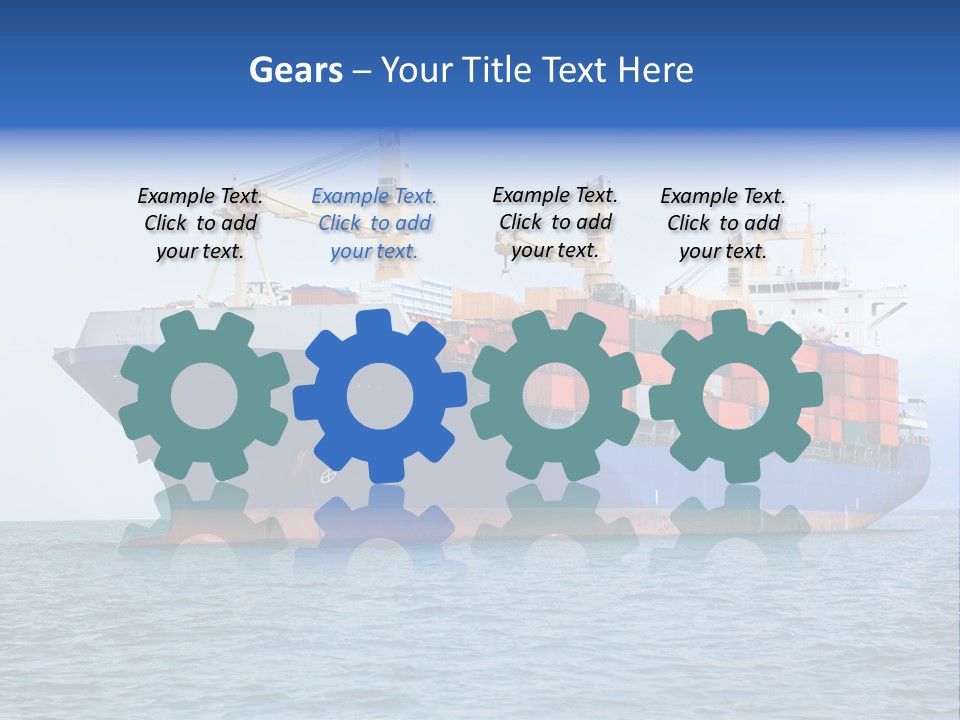 Water Container Transport PowerPoint Template