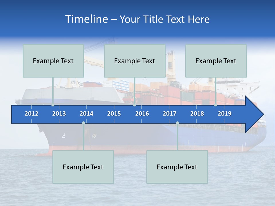Water Container Transport PowerPoint Template