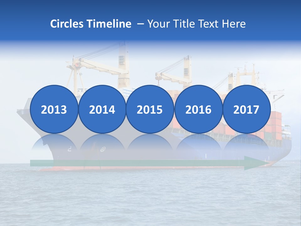 Water Container Transport PowerPoint Template