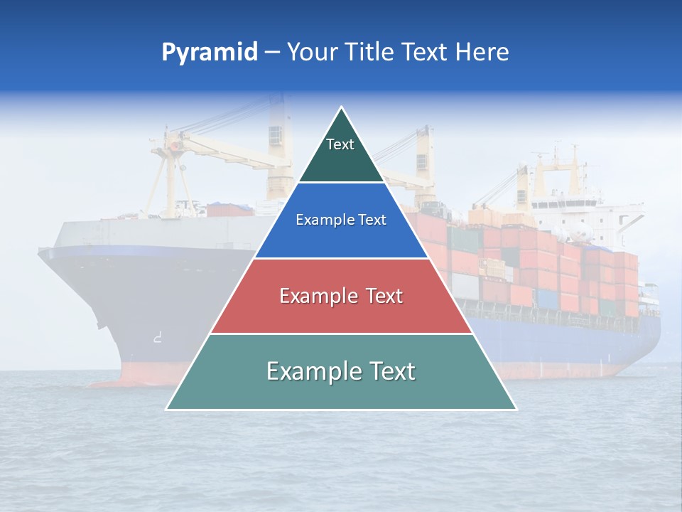 Water Container Transport PowerPoint Template
