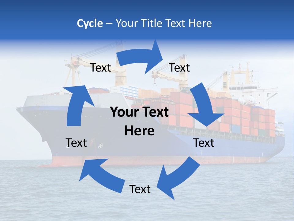 Water Container Transport PowerPoint Template