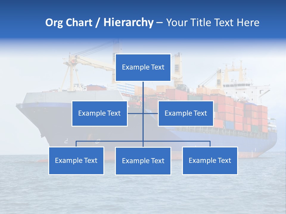 Water Container Transport PowerPoint Template