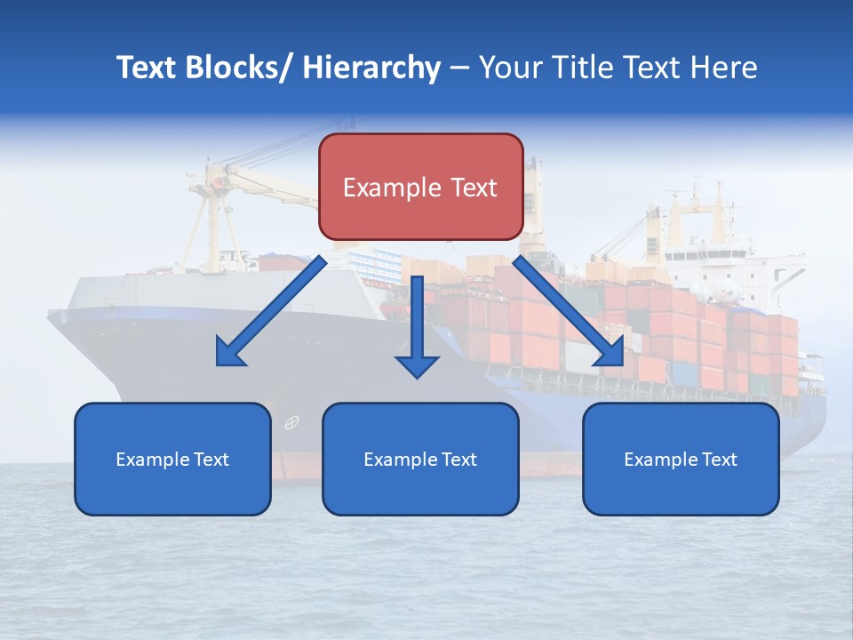 Water Container Transport PowerPoint Template