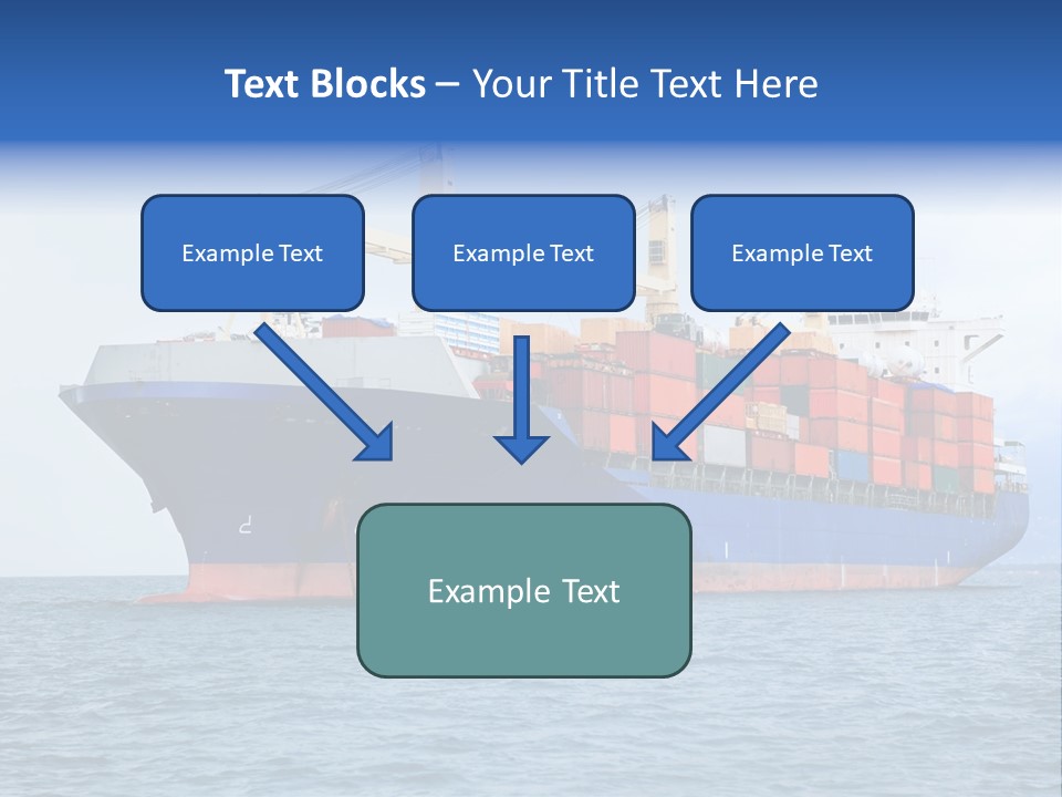 Water Container Transport PowerPoint Template
