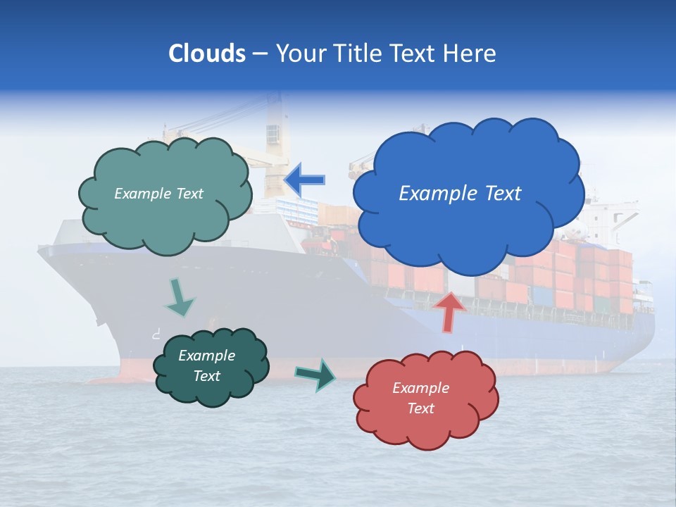 Water Container Transport PowerPoint Template