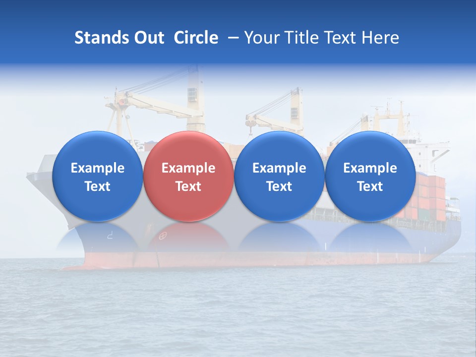 Water Container Transport PowerPoint Template