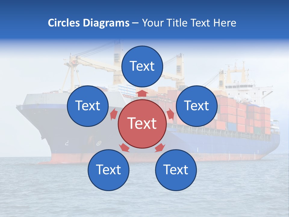 Water Container Transport PowerPoint Template