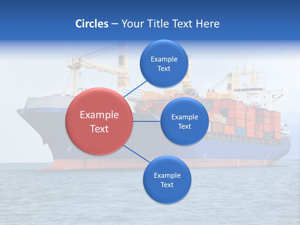 Water Container Transport PowerPoint Template