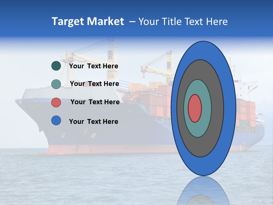Water Container Transport PowerPoint Template