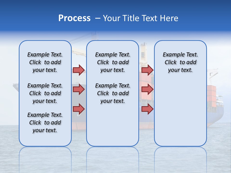 Water Container Transport PowerPoint Template