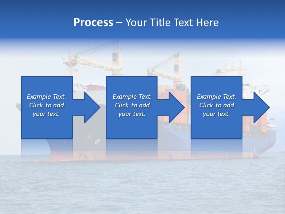 Water Container Transport PowerPoint Template