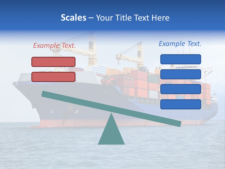 Water Container Transport PowerPoint Template
