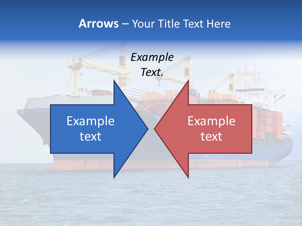 Water Container Transport PowerPoint Template
