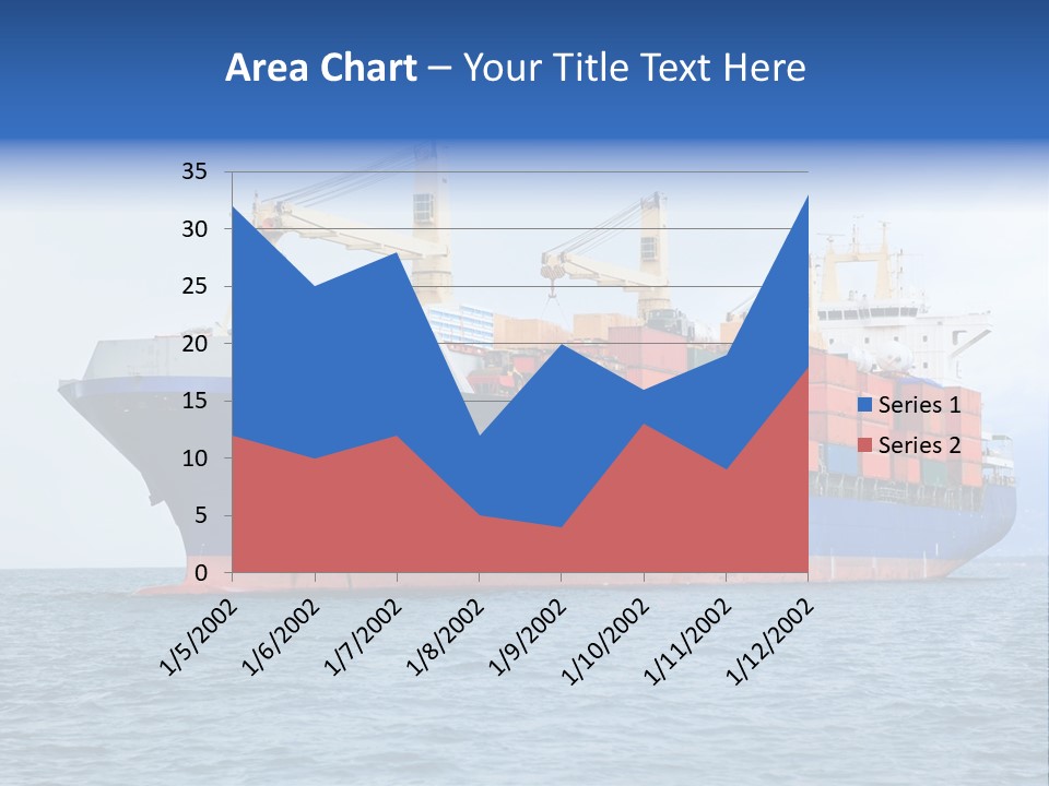 Water Container Transport PowerPoint Template