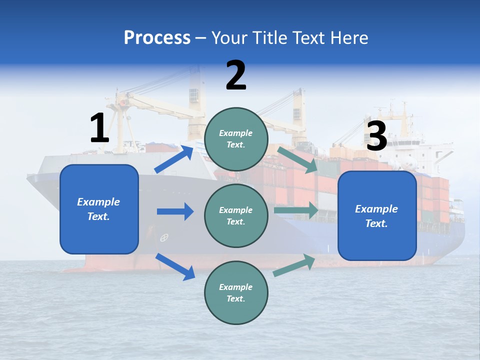 Water Container Transport PowerPoint Template