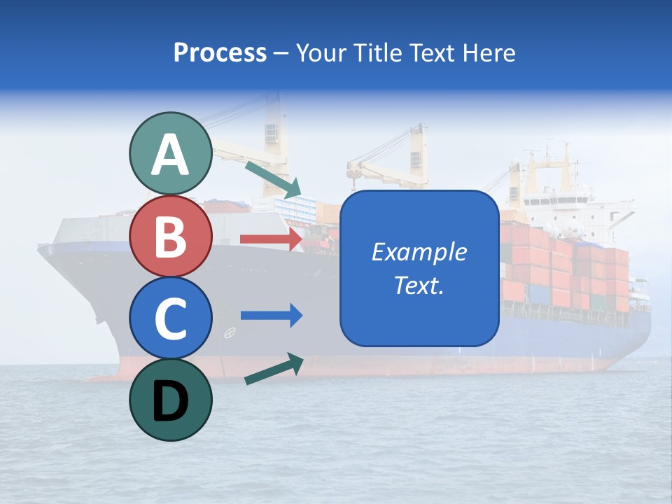Water Container Transport PowerPoint Template