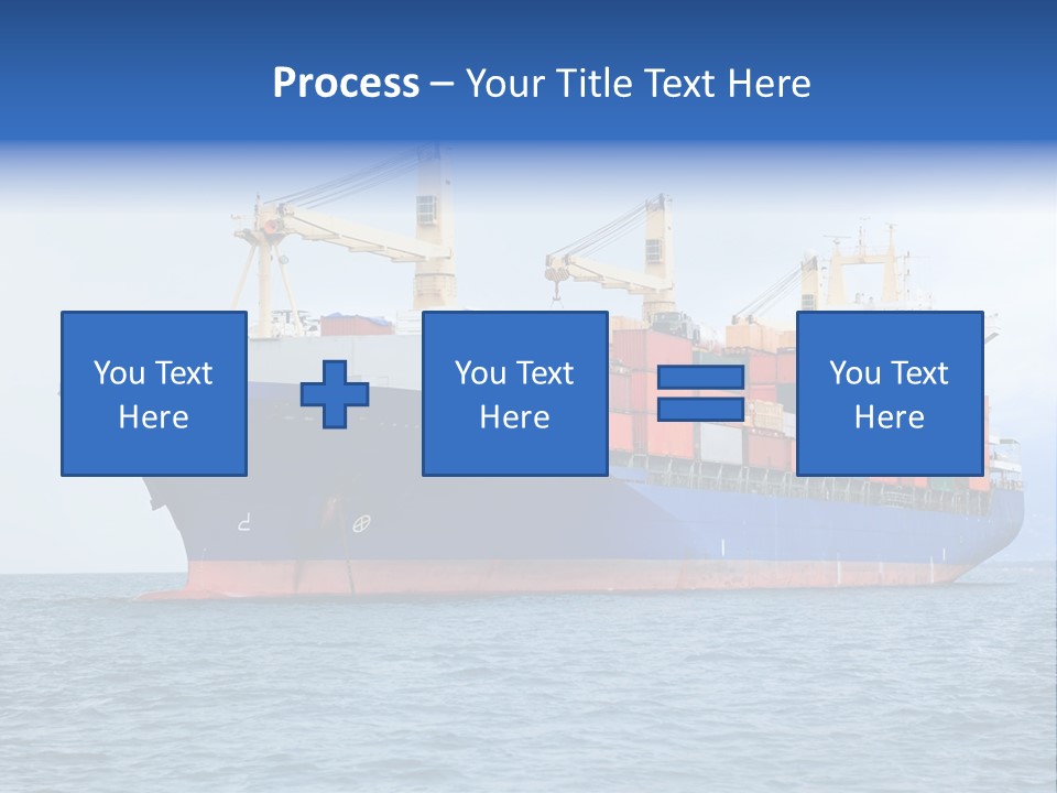 Water Container Transport PowerPoint Template