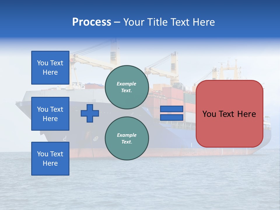 Water Container Transport PowerPoint Template